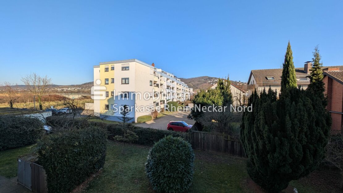 Ausblick aus dem Schlafzimmer