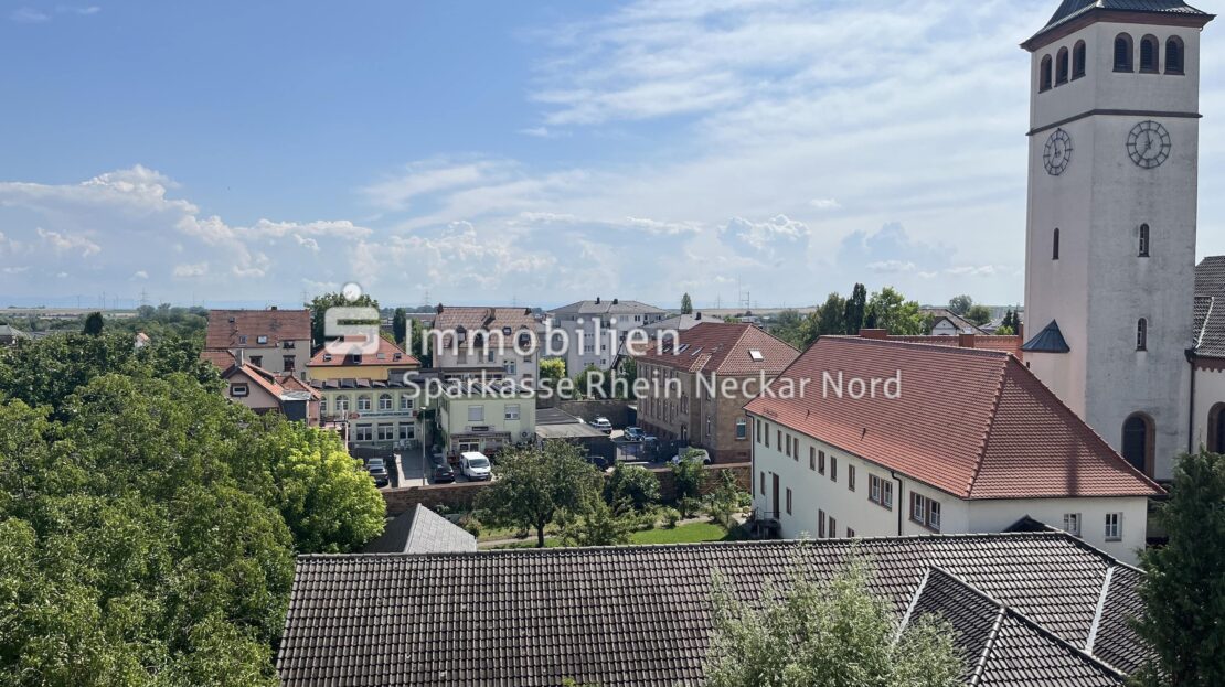 Blick vom Balkon