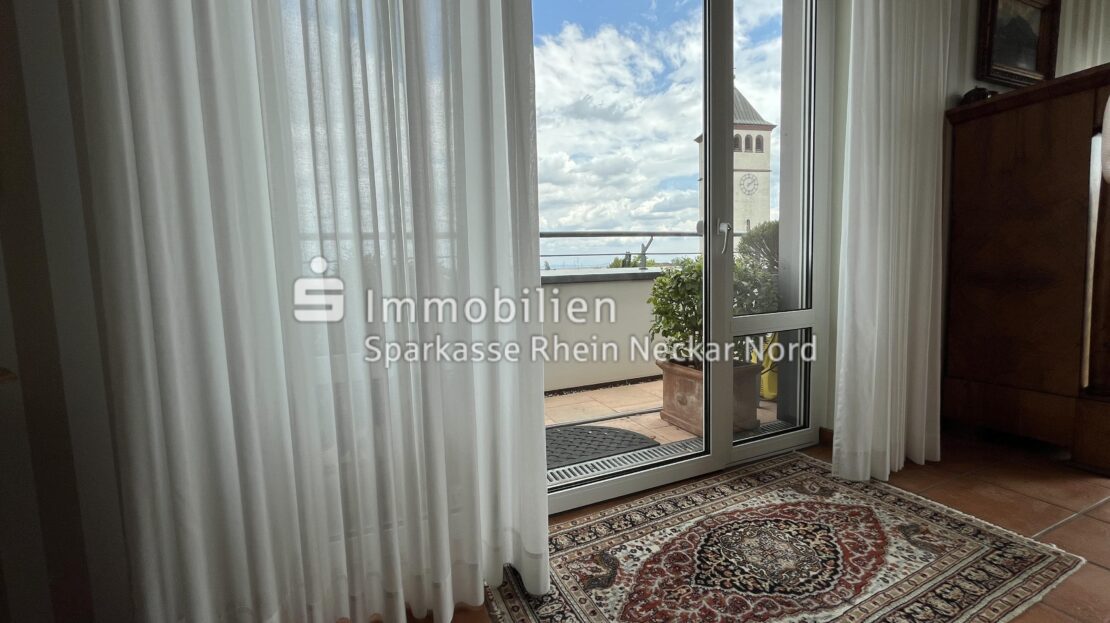 Blick aus dem Wohnzimmer