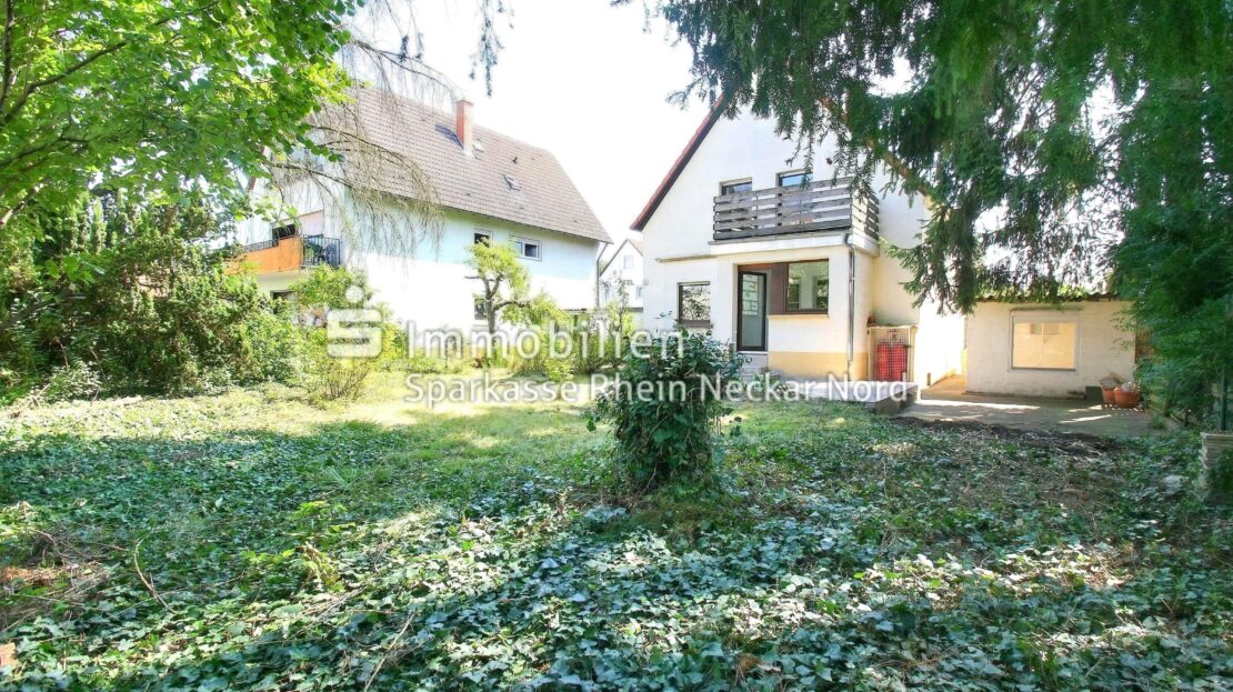 Garten und Rückseite Haus