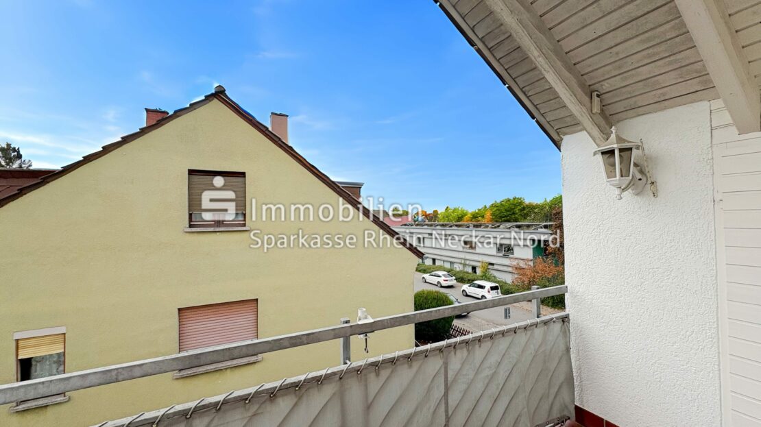 Ausblick vom Balkon