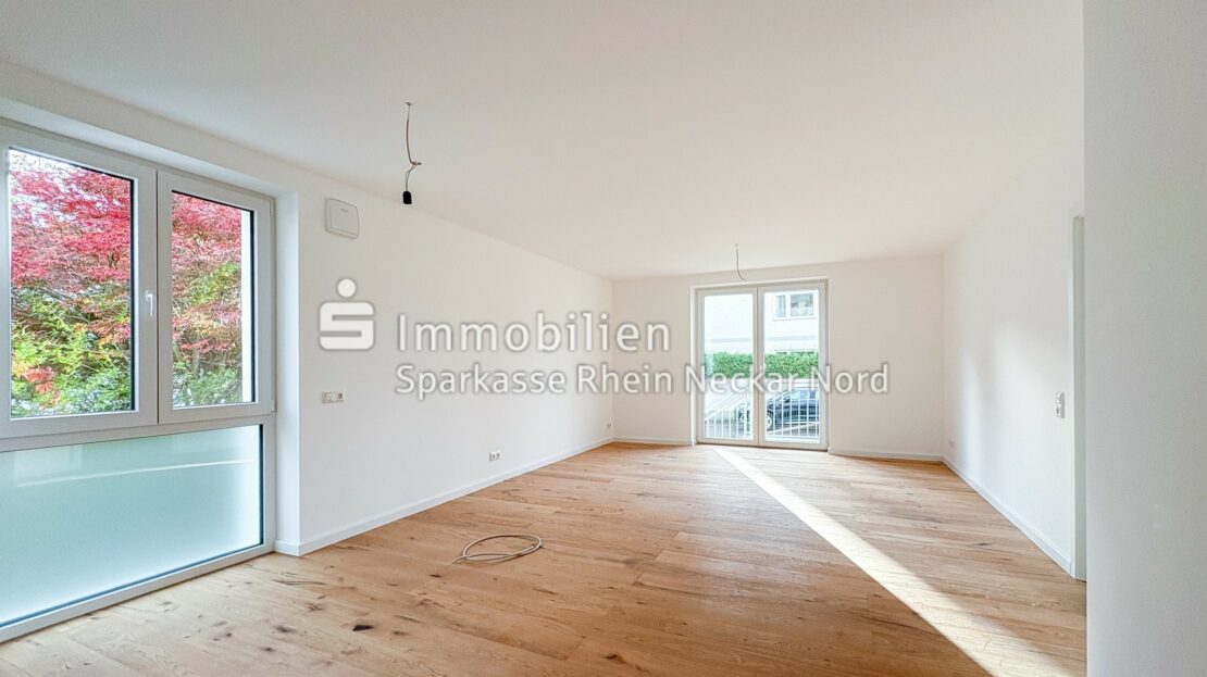 Blick in offene Wohnküche