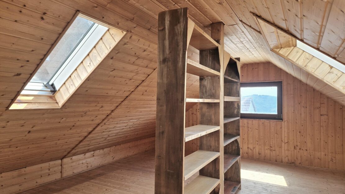 Dachboden von der Garage