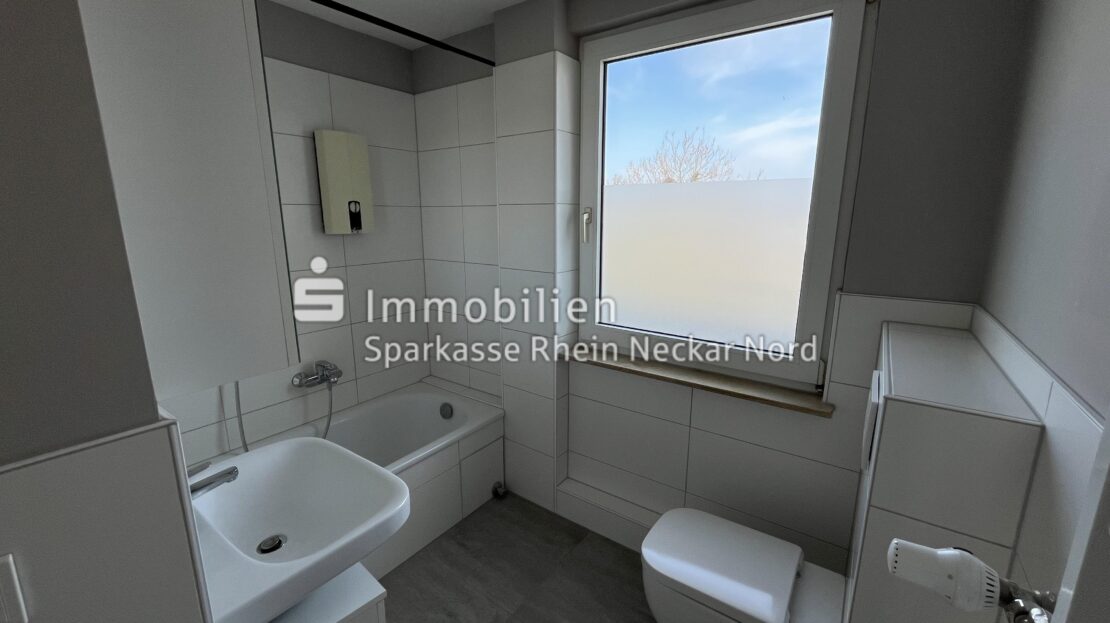 Badezimmer mit Tageslicht