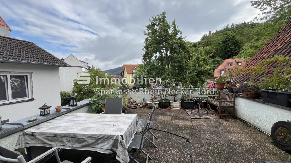 Blick über die Dachterrasse