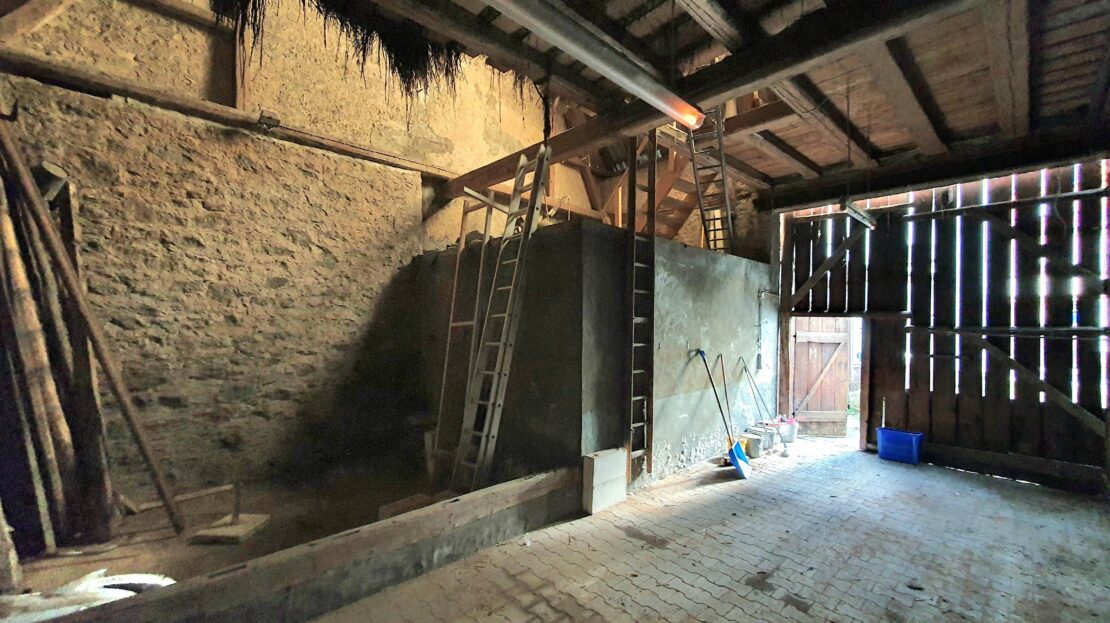 Blick in die Scheune