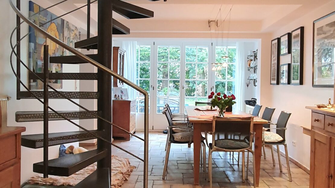 Esszimmer im Gartengeschoss