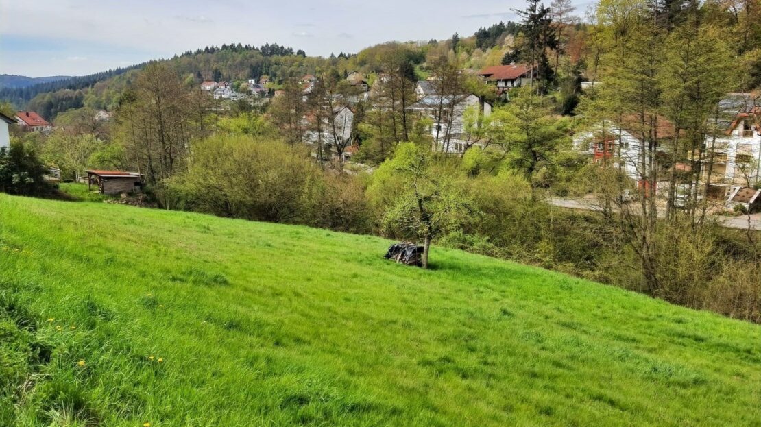 Blick auf den Bauplatz