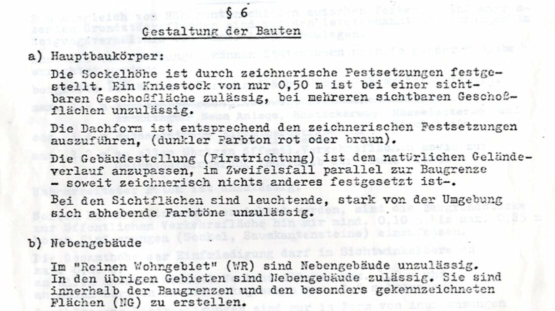 Satzung über B-Plan