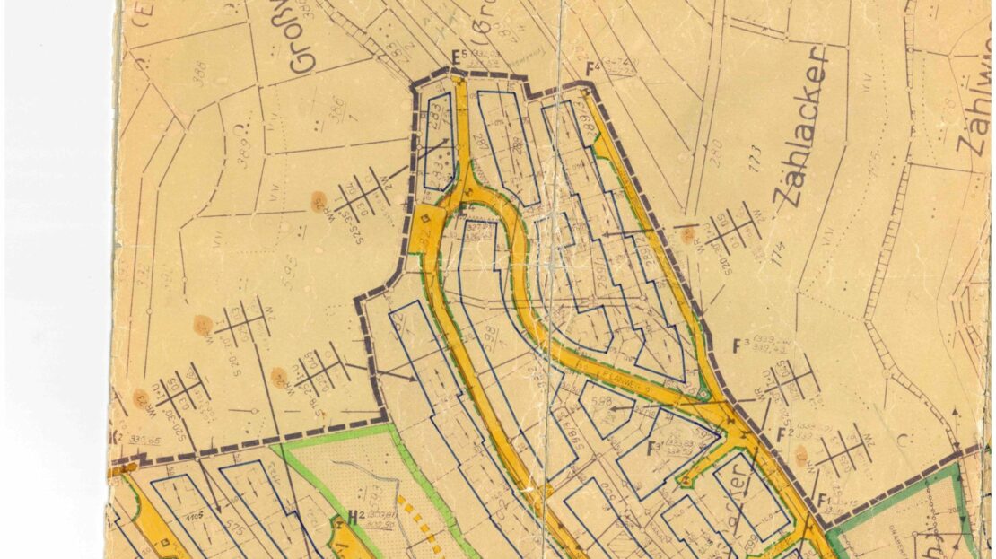 Bebauungsplan Detailansicht