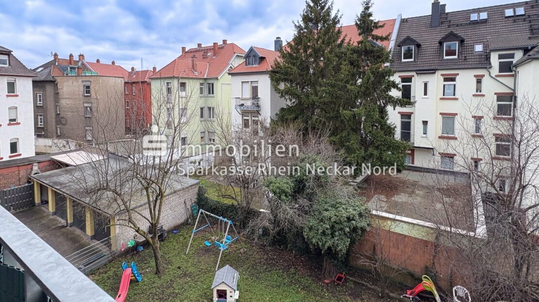 Blick in Gemeinschaftsgarten