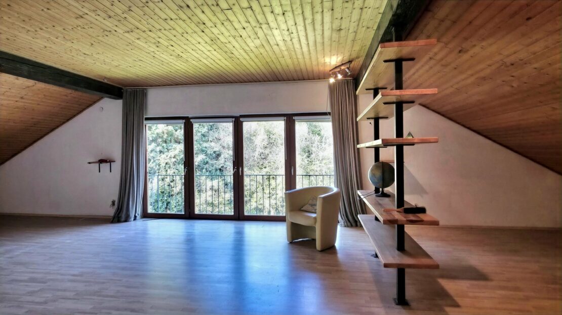 Blick ins Dachstudio