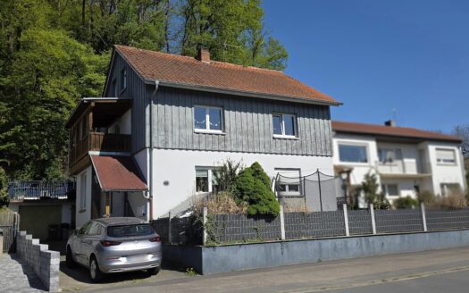 Erfrischend anders – Wohnhaus mit großer Terrasse am Hang und Waldfläche