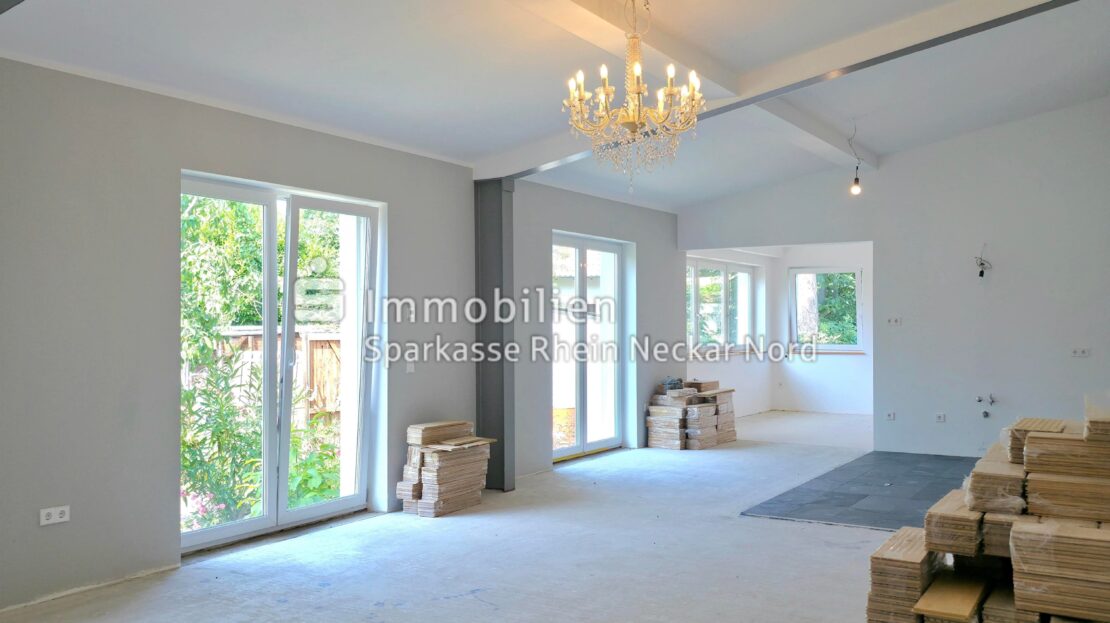 Anbau: Wohn- und Kochbereich
