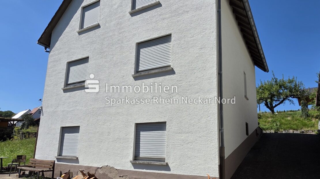 Hausansicht von hinten