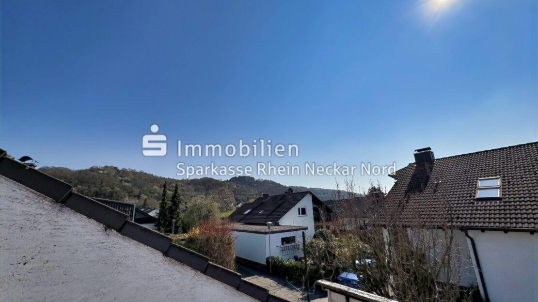 Blick vom Balkon